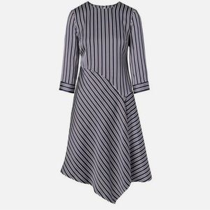 Striped long sleeve dress